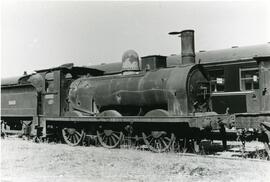 Locomotora de vapor 030 - 2121 de la serie 030 - 2116 a 2123 de RENFE, ex nº 317 a 324 de la Comp...