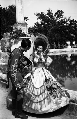 Viaje a Aranjuez del Tren del Centenario del Ferrocarril en España 1848-1948