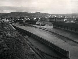 Vista parcial de la estación de Orense - Empalme