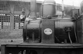 Locomotora 020-0201 de RENFE, ex nº 01 de la Compañía de los Ferrocarriles Andaluces, remolcando ...