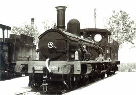 Locomotora de vapor 220 - 2023 de RENFE, ex Andaluces nº 6, fabricada en 1891 por Beyer Peacock