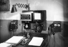 Gabinete de comunicaciones de la estación de Prat de Llobregat