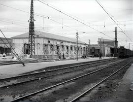 Estación de Ávila. Obras de reacondicionamiento del muelle