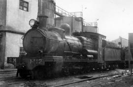 Locomotora de vapor nº 12 "Zoila", tipo Mastodonte con rodaje 240, del Ferrocarril de S...