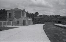 Estación de Gesta de la línea de Zamora a La Coruña, situada dentro del término de Lalín