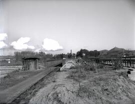 Puente sobre el río Tordera, denominado Riera de Tordera, en el km 59,183 de la línea de Barcelon...