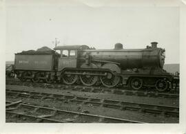 Locomotora de vapor de la compañía British Railways