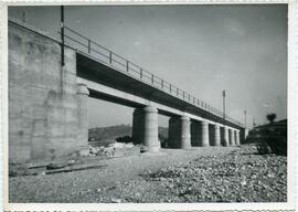 Puente o viaducto de hormigón de 6 tramos y 130 m de longitud, situado en el km 62,658 de la líne...