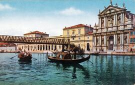 Estación de ferrocarril de Venecia - Santa Lucía de la línea Milán a Venecia, que debe su nombre ...