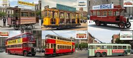 Álbum digital de tranvías, autobuses y trolebuses que circularon en Barcelona, generado por Intel...