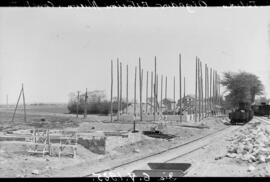 Construcción de la estación de Algodor