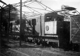 Tractor de vapor del Ferrocarril o Tranvía de Cartagena a La Unión