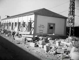 Estación de Ávila. Obras de reacondicionamiento del muelle