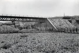 Reconstrucción del puente sobre el río Llobregat, en el pk. 73,894 de la línea de Tarragona a Bar...