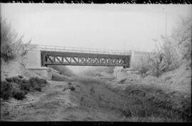 Puente sobre el río Reguerón,en el km 463,373 de la línea Chinchilla-Cartagena