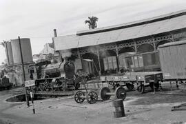 Depósito de material de la estación de Alicante - Benalúa de la línea de Alicante a Murcia