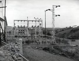 Subestación de Veriña (Gijón , Asturias), en la línea de León a Gijón