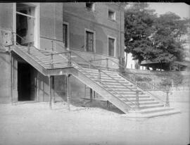 Estación de Almansa, situada en el p.k. 358,200 de la línea de Madrid a Alicante