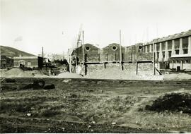 Estación de San Andrés Arenal. Línea de Zaragoza a Barcelona por Lérida.