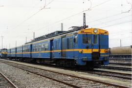 Unidades eléctricas serie 439 construidas por la Compañia Auxiliar de Ferrocarriles (CAF), CENEME...