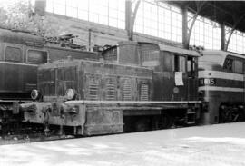 Locomotora diésel de maniobras 10201 de la serie 10201 a 10202 de RENFE (ex MZA TM-201) (ex serie...