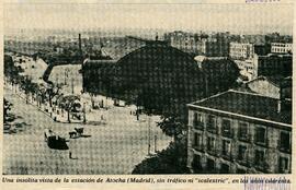 Vista aérea del edificio de viajeros de la estación de Atocha