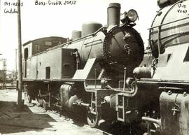 Locomotora de vapor 141T-0201 (serie RENFE 141-0201 y 0202, 0211 a 0224) (ex serie Baza a Guadix ...