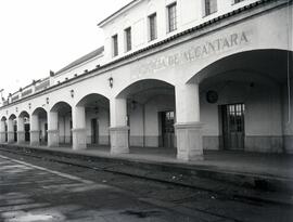 Estación de Valencia de Alcántara de la línea de Cáceres a la Frontera Portuguesa
