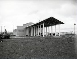 Talleres de Material Fijo de la estación de Valladolid - Campo Grande de la línea de Madrid a Irún