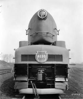 Prototipo 6110 de T1 de locomotora de vapor para Pennsylvania Railroad en 1942 por la fábica de B...