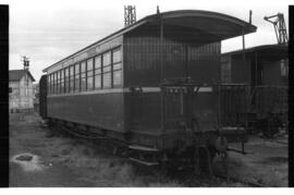 Coche salón de tercera clase C 16 del Ferrocarril de Ponferrada a Villablino, ex Ferrocarril del ...