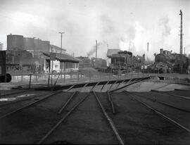 Depósito de Material y Tracción de la estación de Valladolid - Campo Grande de la línea de Madrid...