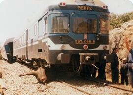 Descarrilamiento del tren 276 en el km 6 de la línea de Ávila a Salamanca