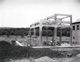 Subestación de Arjonilla en construcción. Línea de Manzanares a Cordoba