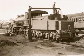 Locomotora de vapor 230-2070 de RENFE, (ex 706 Oeste) ex serie 701 - 706 de la Compañía del Oeste...