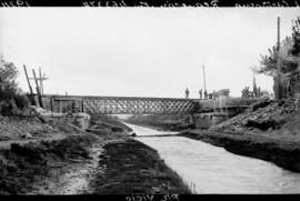 Puente sobre el río Reguerón,en el km 463,373 de la línea Chinchilla-Cartagena