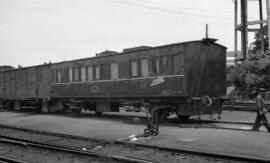 Coche de socorro SA fhv 101 (ex Andaluces AAB fv 529) en la estación de Madrid - Delicias, perten...