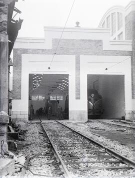 Depósito de Material y Tracción de la estación de Oviedo