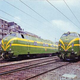 Locomotoras de línea serie 340 - 012 - 4 (ex 4012) y 340 - 013 - 2 (ex 4013)