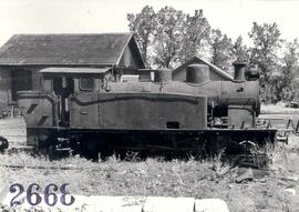 Locomotora de vapor tipo 131 T tanque, de la serie 11 al 17 de la Compañía del Ferrocarril Vasco ...