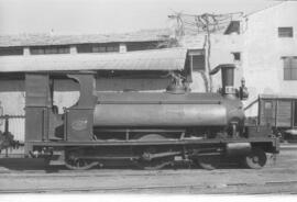 Locomotora de vapor 220 T nº 6, fabricada por Black Hawthorn en 1883 con nº de fábrica 696, de la...