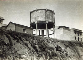 Tanque de la aguada de la estación de A Coruña - San Cristóbal