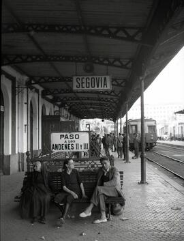 Estación de Segovia de la línea de Villalba a Medina del Campo por Segovia