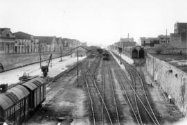 Estación de Vilafranca del Penedés de la línea de Barcelona-Término a Tarragona