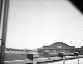 Talleres de Material Fijo de la estación de Valladolid - Campo Grande de la línea de Madrid a Irún