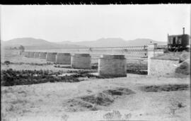 Sustitución de puentes metálicos. Línea Madrid a Badajoz, km 434,584. Puente sobre el río Guadiana