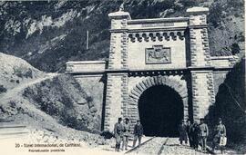 Túnel internacional de Somport en la línea de Huesca a Francia por Canfranc