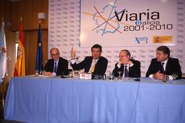 Manuel Fraga, Francisco Álvarez - Cascos y otros asistentes al evento Viaria 2001 - 2010, celebra...