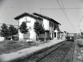 Estación de El Plantío de la línea de Madrid a Irún.