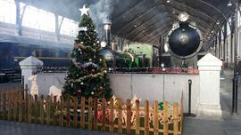 Navidad en el Museo del Ferrocarril de Madrid, con sede en la estación de Madrid - Delicias